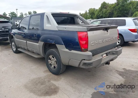 2002 Chevrolet Avalanche 1500 from USA, damaged, VIN 3GNEK13T22G215915